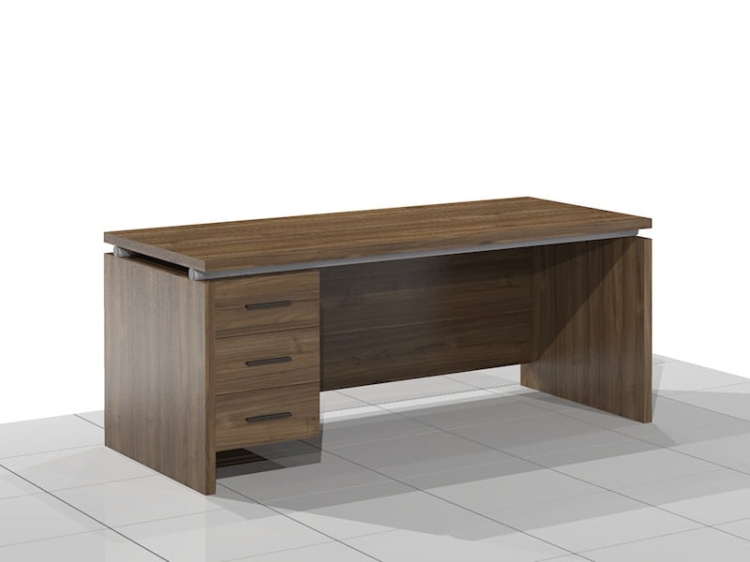 Stylowe Biurko Gabinetowe LEO (Lewe)