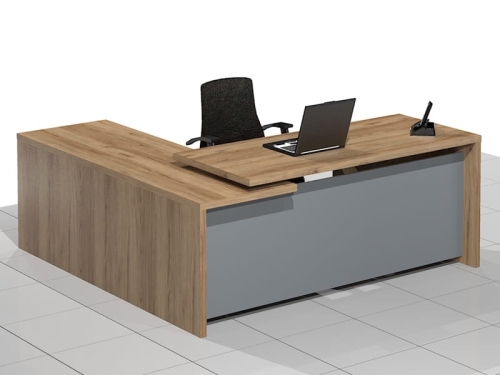 Biurko gabinetowe narożne DRAGON-NSX (Prawe)