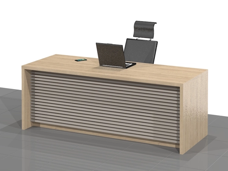 Biurko gabinetowe DRAGON-XKN-LUX eleganckie i mocne.