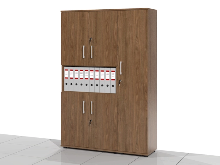 2 Szafy biurowe - zestaw BART-DW-Z2 182h x 120 x 38 cm (Prawa)