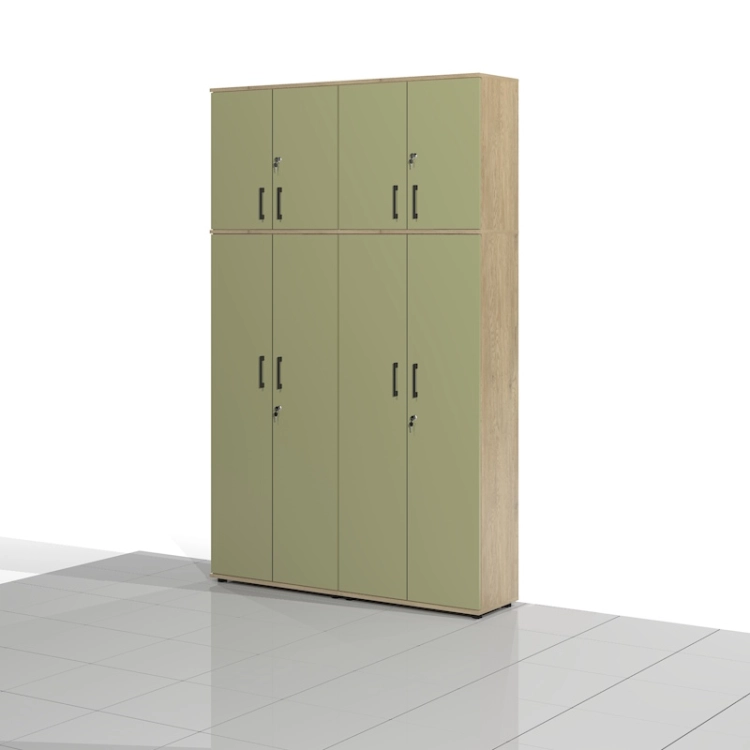 2 Szafy biurowe z nadstawkami - zestaw BART-SSW-ZN2 256h x 160 x 38 cm