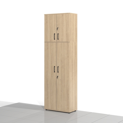 Szafa biurowa z nadstawką - zestaw BART-SSW-ZN1 256h x 80 x 38 cm