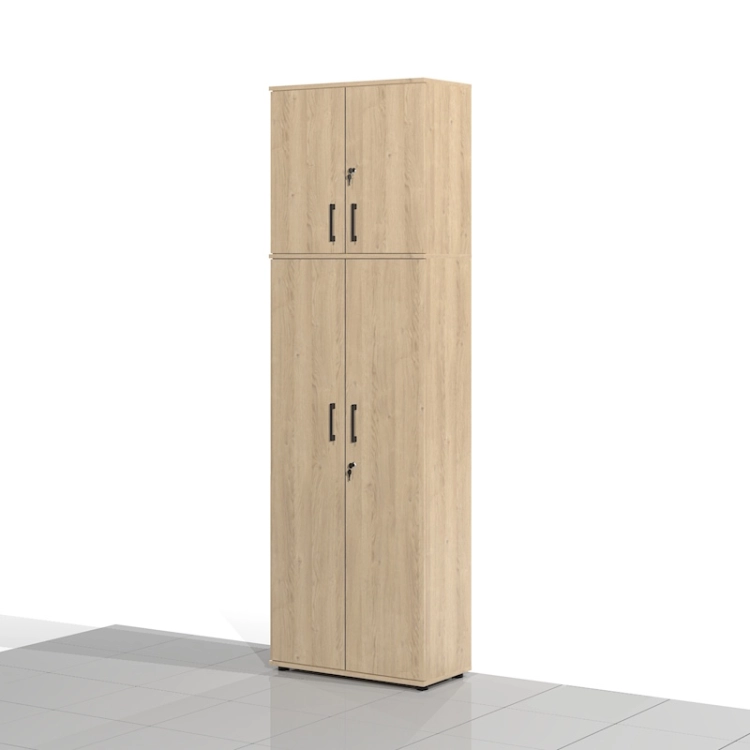 Szafa biurowa z nadstawką - zestaw BART-SSW-ZN1 256h x 80 x 38 cm