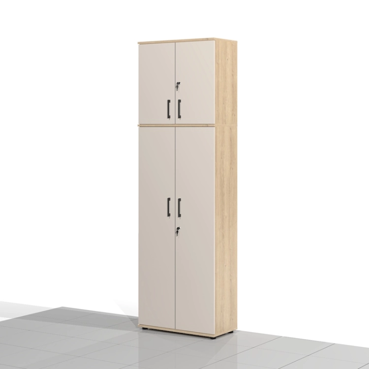 Szafa biurowa z nadstawką - zestaw BART-SSW-ZN1 256h x 80 x 38 cm