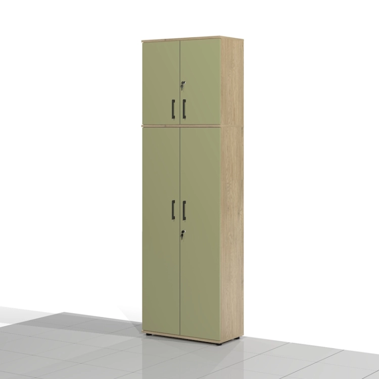 Szafa biurowa z nadstawką - zestaw BART-SSW-ZN1 256h x 80 x 38 cm