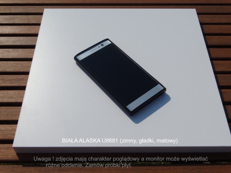 KR Biały gładki Alaska U8681