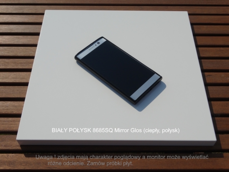 KR Biały połysk 8685SQ Mirror Glos