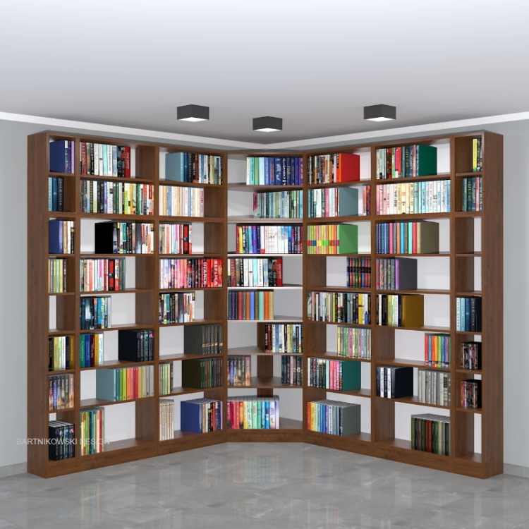 Regał - biblioteka LIBRA-NR21 236h x 235 x 235 cm