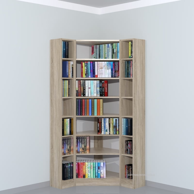 Regał narożny LIBRA-NR32 207h x 95 x 95 cm