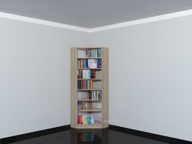 Regał narożny LIBRA-NR31 207h x 70 x 70 cm