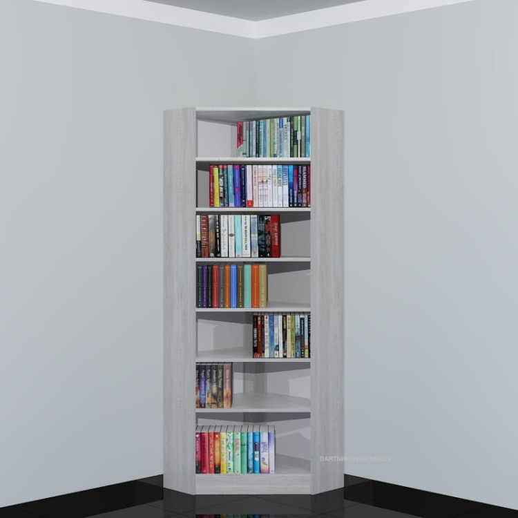 Regał narożny LIBRA-NR31 207h x 70 x 70 cm