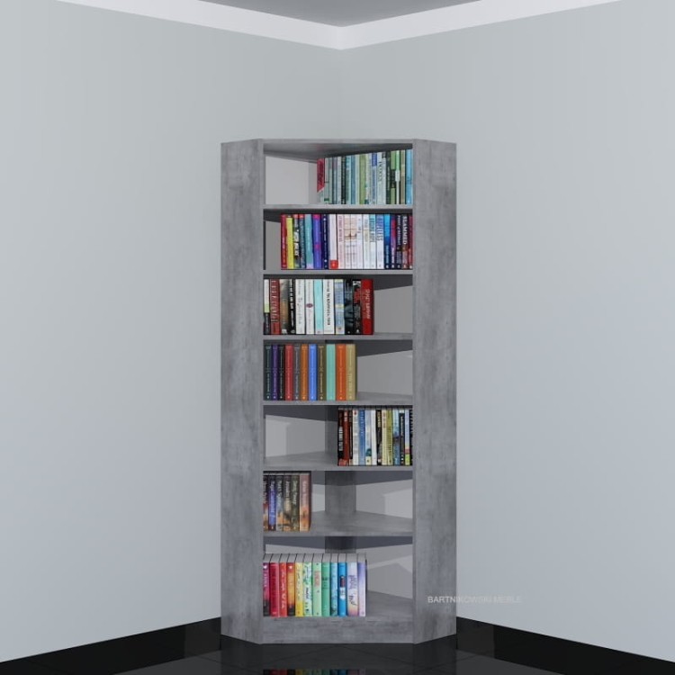 Regał narożny LIBRA-NR31 207h x 70 x 70 cm