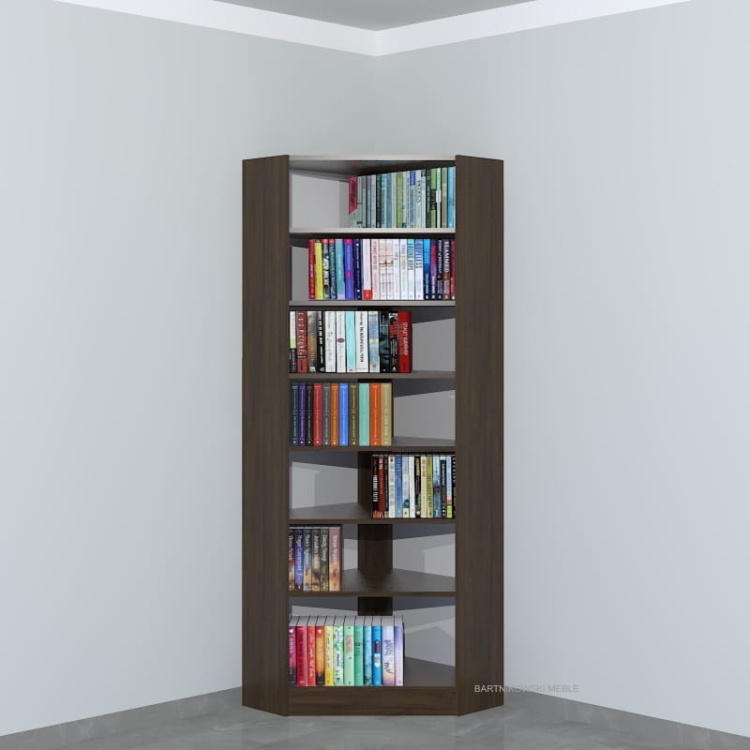 Regał narożny LIBRA-NR31 207h x 70 x 70 cm