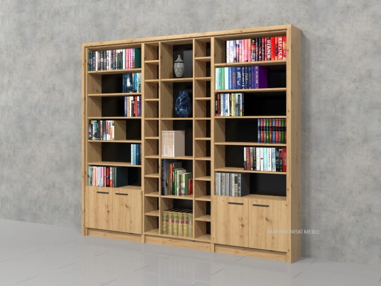 Regał na książki - biblioteczka JULA-W2