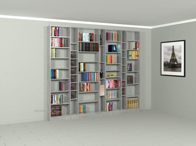 Regał na książki - biblioteczka ALBERT-W2