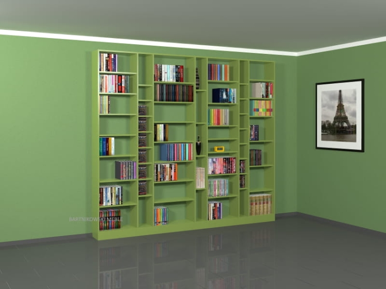 Regał na książki - biblioteczka ALBERT-W2