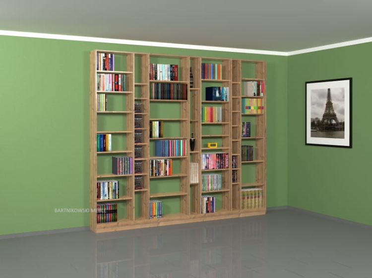 Regał na książki - biblioteczka ALBERT-W2