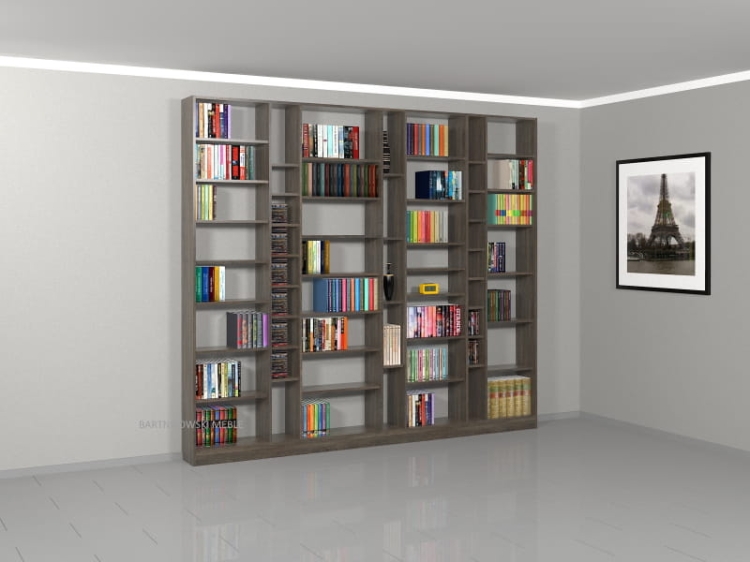 Regał na książki - biblioteczka ALBERT-W2