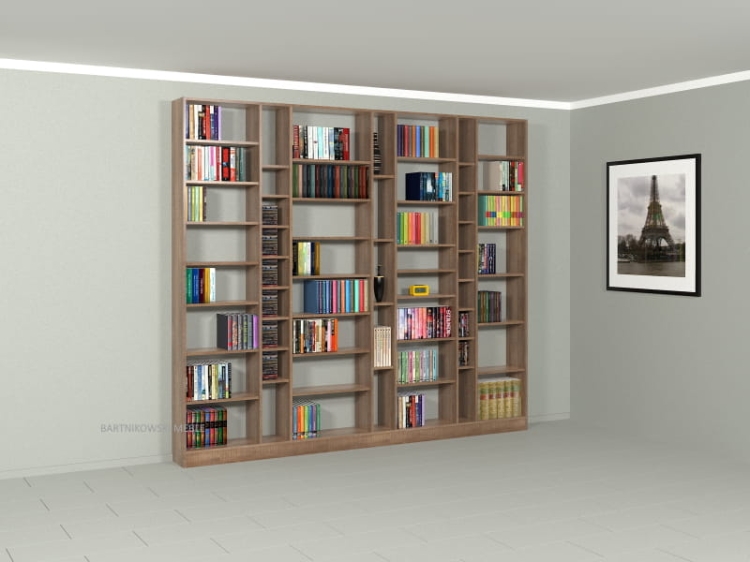 Regał na książki - biblioteczka ALBERT-W2