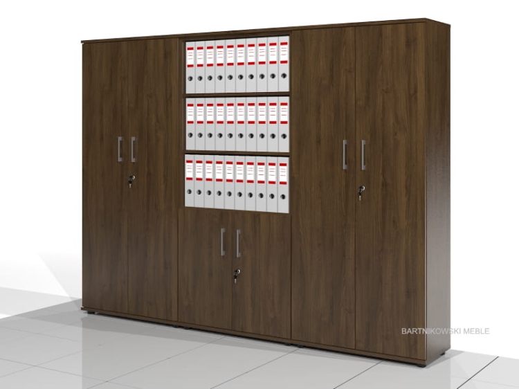 3 Szafy biurowe - zestaw BART-KA-Z3