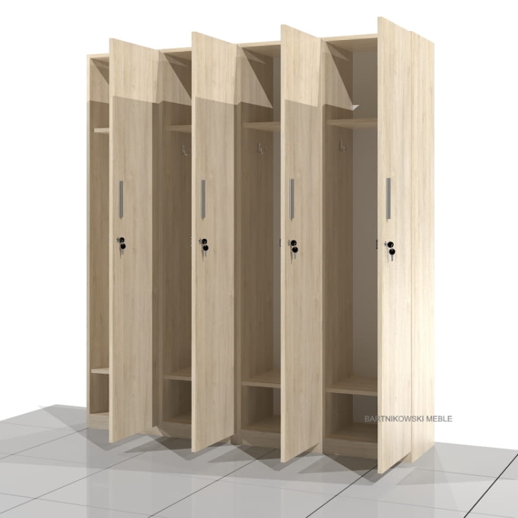 Szafa socjalna bhp SGD-LONG-04 183h x 160 x 38 cm