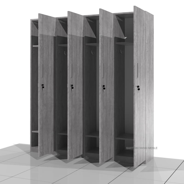 Szafa socjalna bhp SGD-LONG-04 183h x 160 x 38 cm