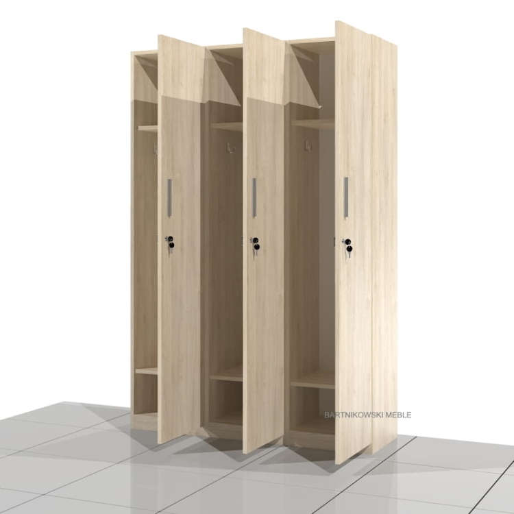 Szafa socjalna bhp SGD-LONG-03 183h x 120 x 38 cm