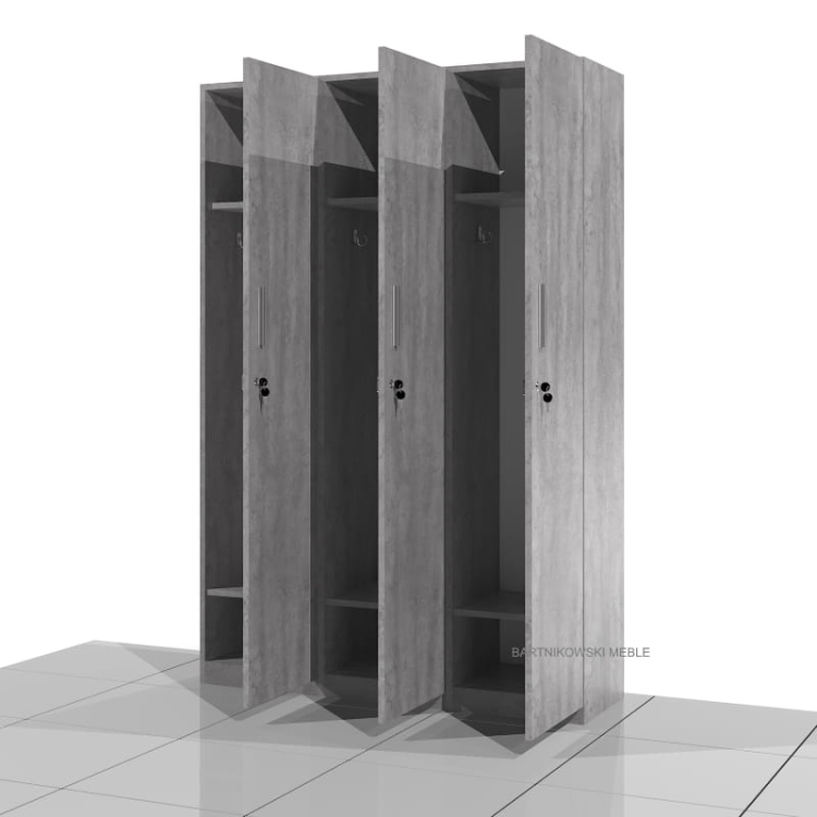 Szafa socjalna bhp SGD-LONG-03 183h x 120 x 38 cm