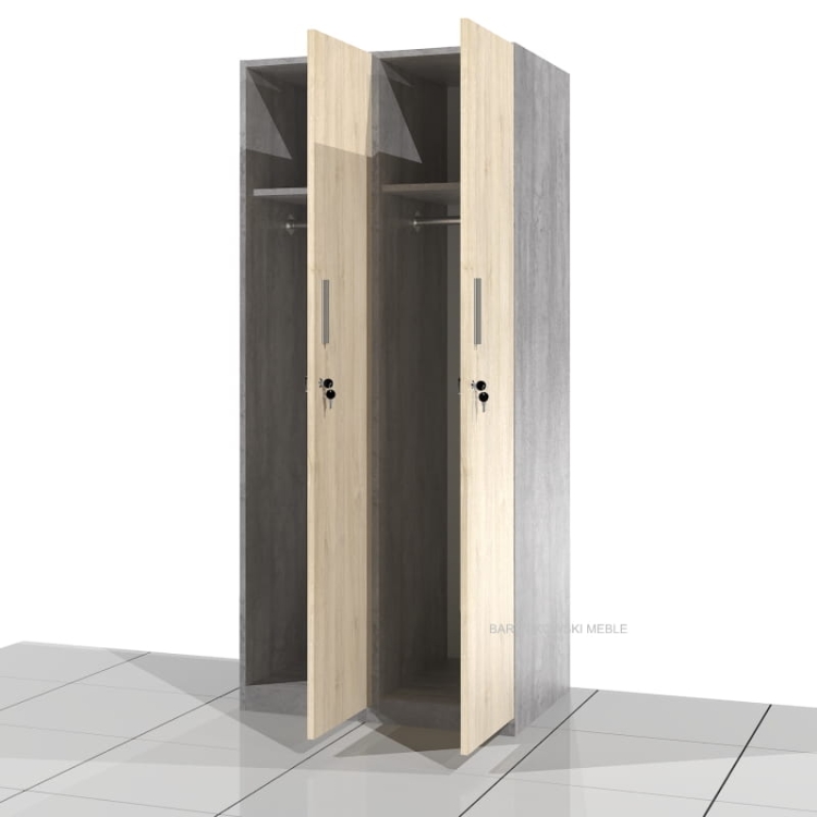 Szafa socjalna bhp SGG-LONG-02 183h x 80 x 60 cm