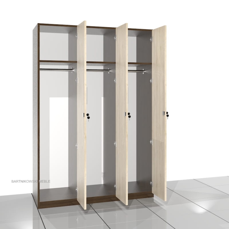 Szafa socjalna bhp SGG-LONG-03 183h x 120 x 60 cm