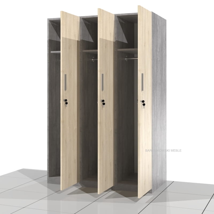 Szafa socjalna bhp SGG-LONG-03 183h x 120 x 60 cm