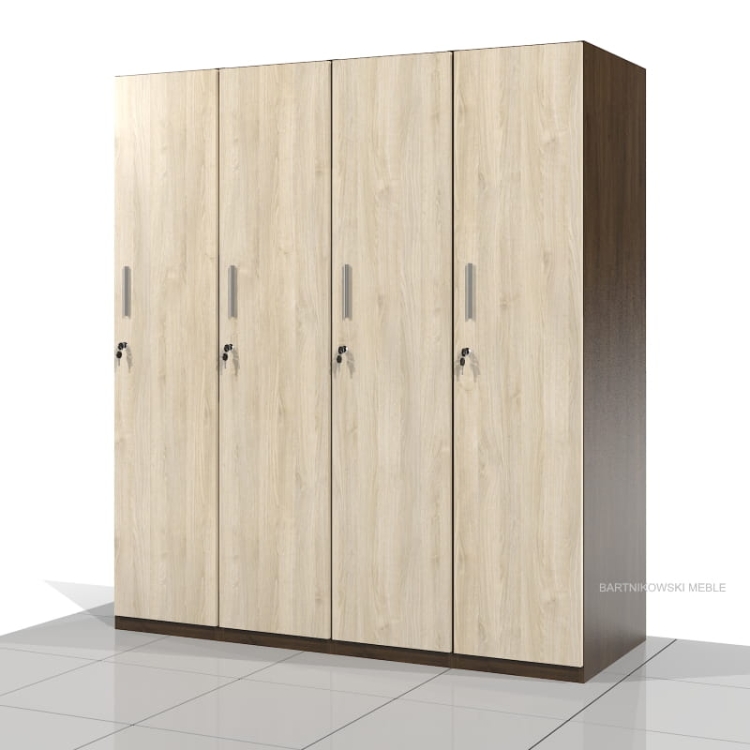 Szafa socjalna bhp SGG-LONG-04 183h x 160 x 60 cm