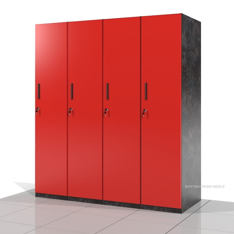 Szafa socjalna bhp SGG-LONG-04 183h x 160 x 60 cm