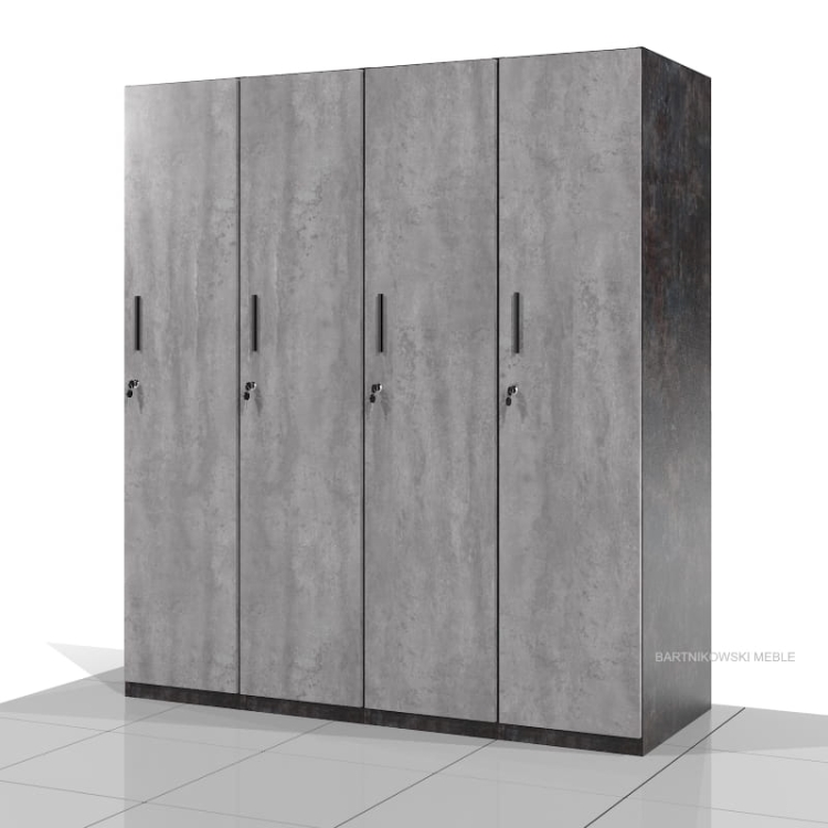 Szafa socjalna bhp SGG-LONG-04 183h x 160 x 60 cm