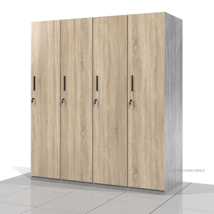 Szafa socjalna bhp SGG-LONG-04 183h x 160 x 60 cm