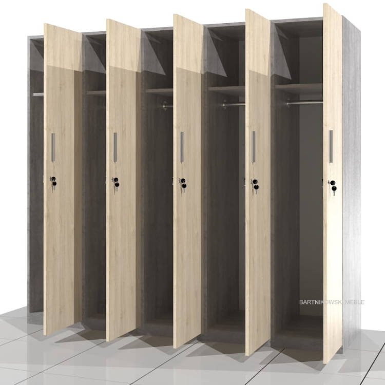 Szafa socjalna bhp SGG-LONG-05 183h x 200 x 60 cm