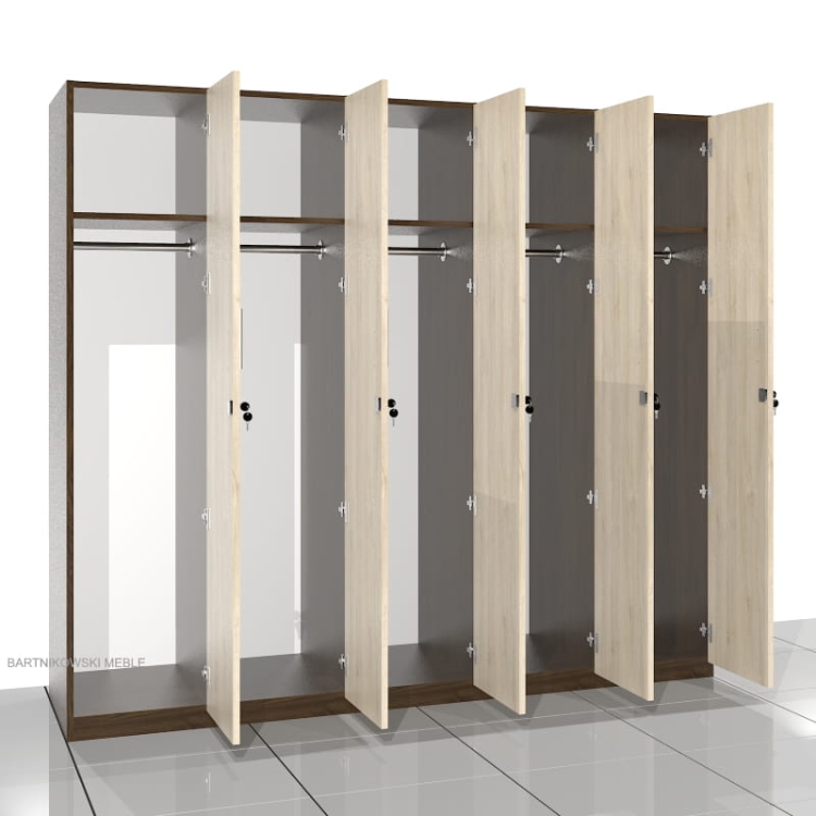 Szafa socjalna bhp SGG-LONG-05 183h x 200 x 60 cm