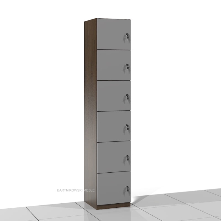 Szafa socjalna SSC-06 183h x 35 x 38 cm (wersja lewa).