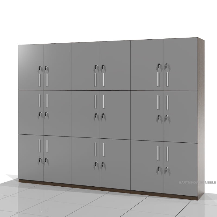 Zestaw szaf socjalnych Z3-SSD-01 183h x 240 x 38 cm