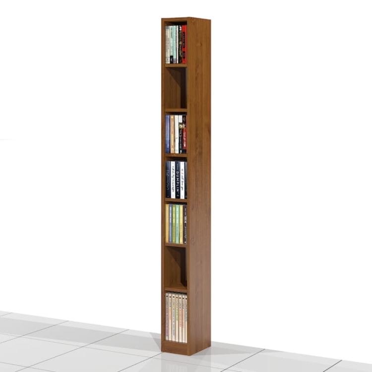 Regał na książki RKVA-04 200h x 20 x 25 cm (kolor: WIŚNIA ANTYCZNA D2360)