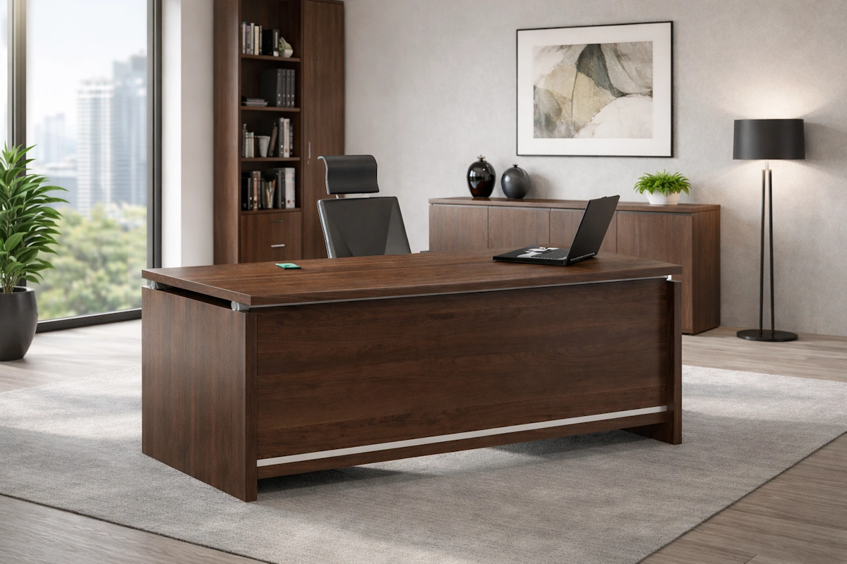 eleganckie biurko gabinetowe LEO